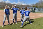 Softball vs Babson  Wheaton College Softball vs Babson College. - Photo by Keith Nordstrom : Wheaton, Softball, Babson, NEWMAC